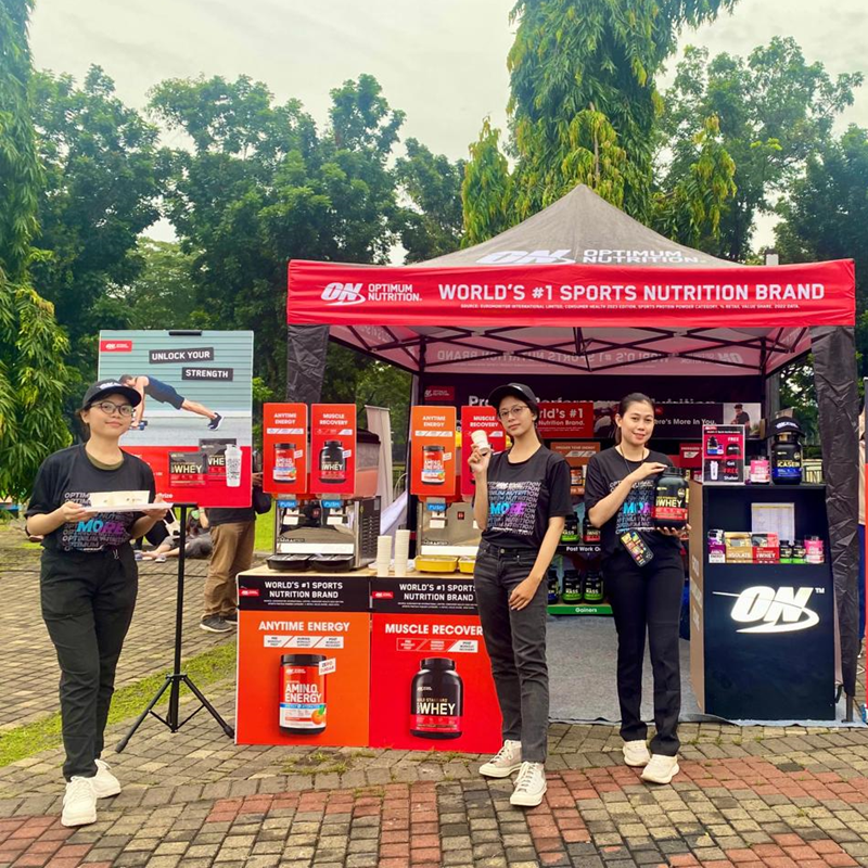 Optimum Nutrition Booth Activity